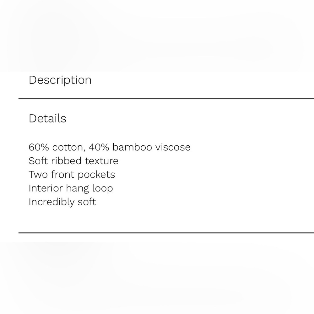 Cozy Earth Plush Cotton & Bamboo Ribbed Robe in “Laurel” - Picture 10 of 11